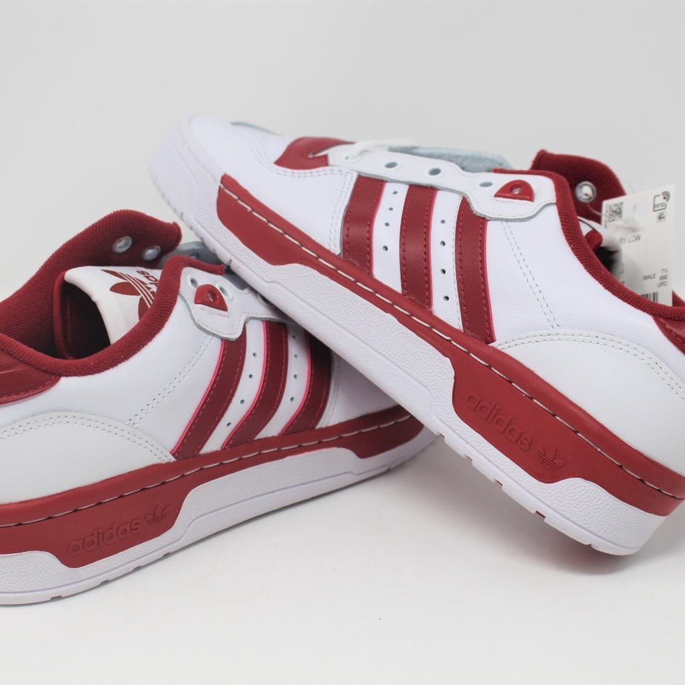Adidas Rivalry Low White/Red - Picture 6 of 8
